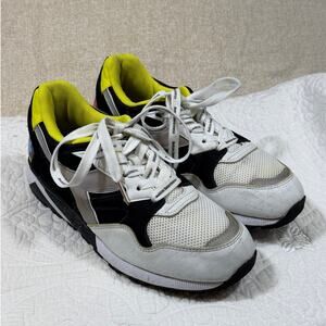 Diadora Women 8 Black White N9002 Autism Awareness Lace Up Sneakers Limited